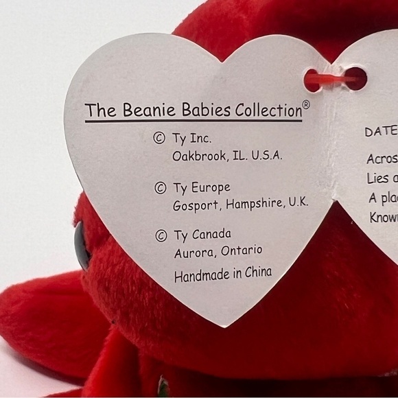 Osito Ty Beanie Baby with errors on Tags - Picture 6 of 11